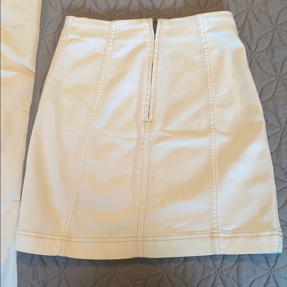 Free People Tight White Skirt - Picture 3 of 3